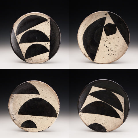 Set of 4 Round Dinner Plates