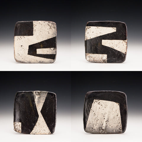 Set of 4 Small Square Plates