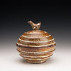 Fluted Bird Jar