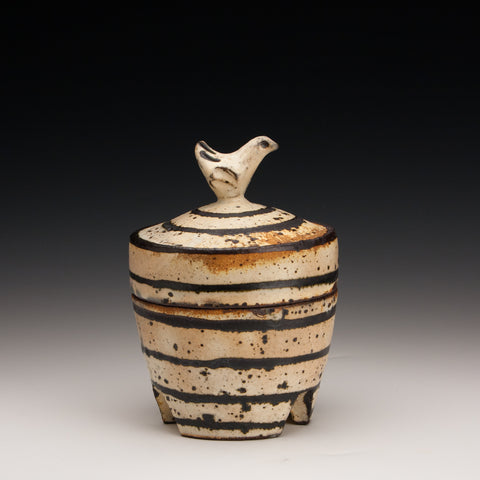 Striped Bird Jar