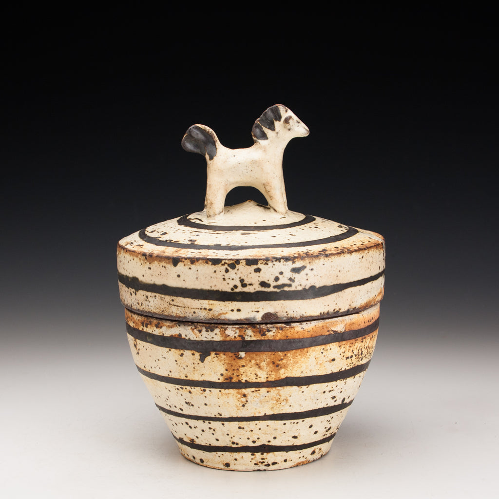 Striped Horse Jar