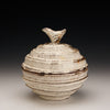 Fluted Bird Jar