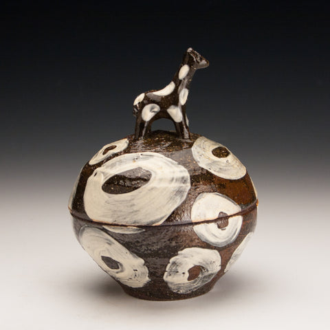 Round Giraffe Jar