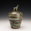 Striped Giraffe Jar