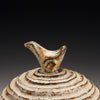 Fluted Bird Jar