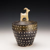 Iron and Wax Goat Jar