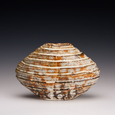 Small Fluted Ovoid  Vase