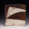 Iron and White Square Plate