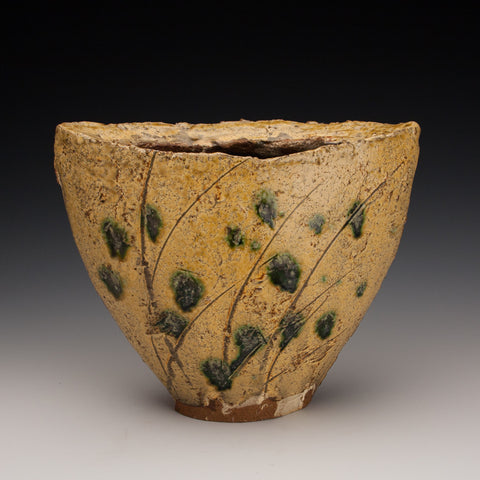 Yellow Shield Vase