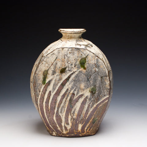 Faceted Ovoid Bottle