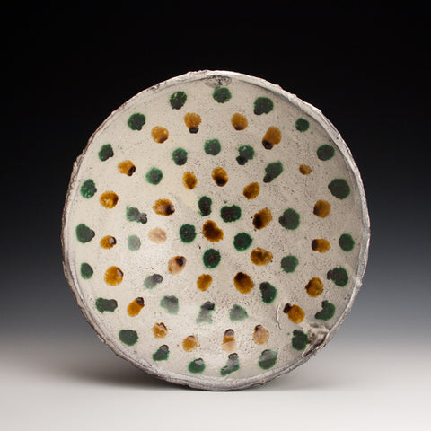 Large Polka Dot Salad Bowl
