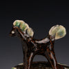 Iron and Green Horse Jar