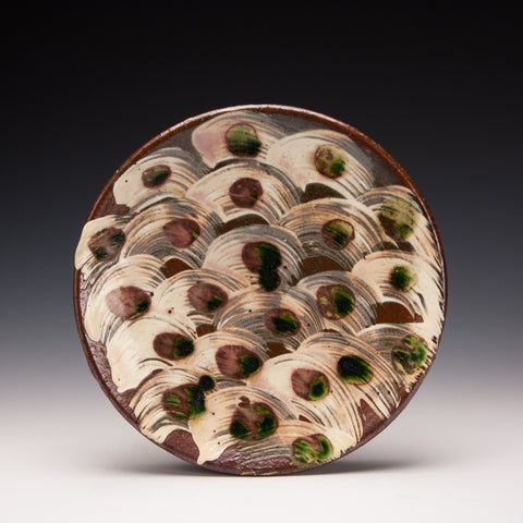 Hakame and Green Dinner Plate