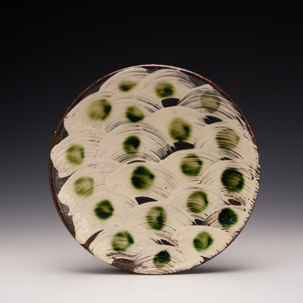 Hakame and Green Dinner Plate