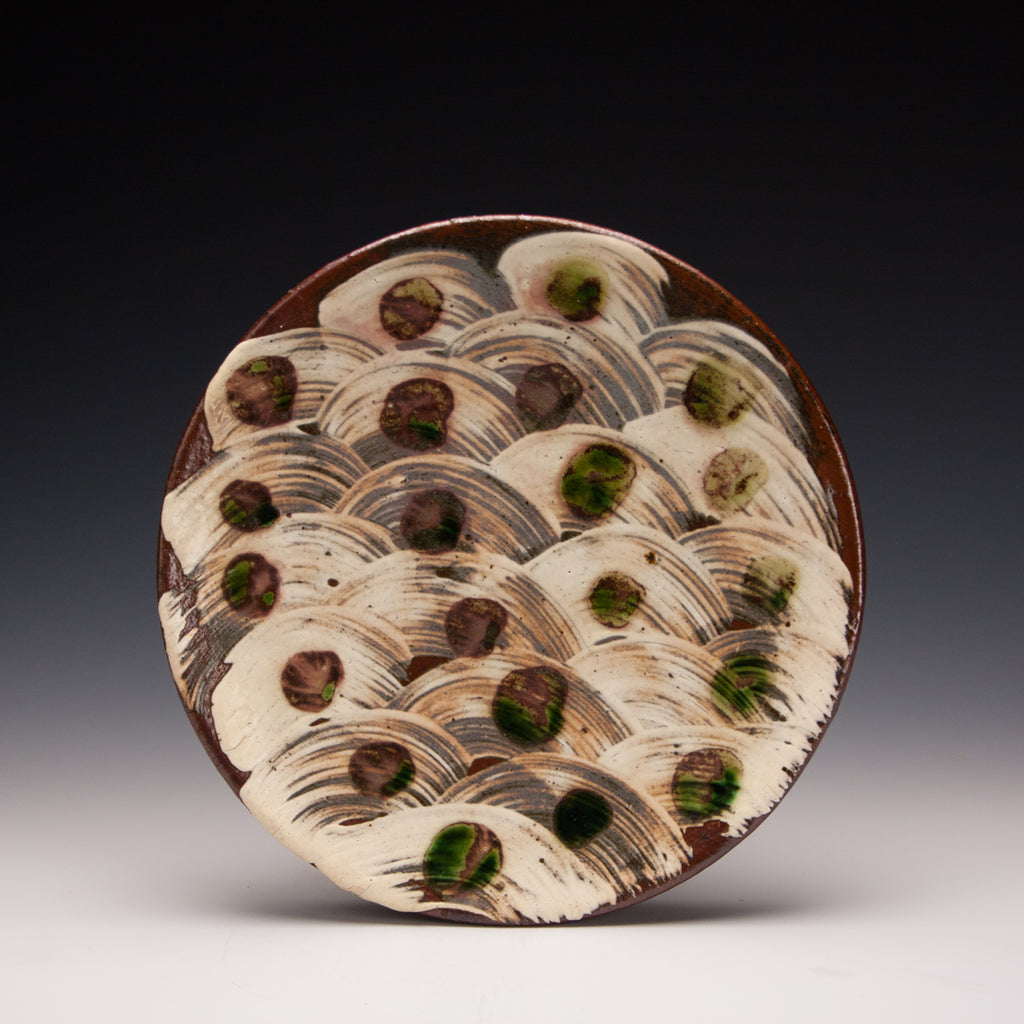 Hakame and Green Dinner Plate