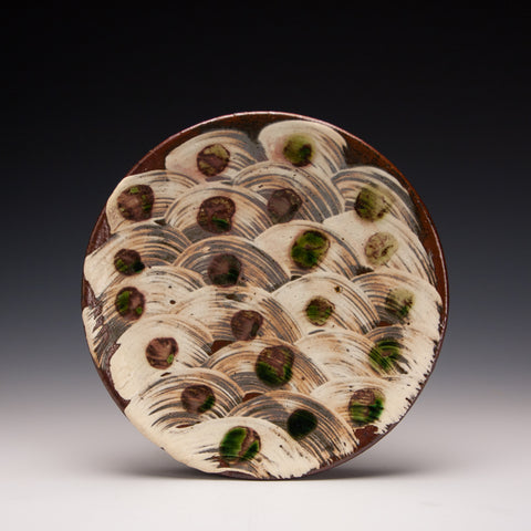 Hakame and Green Dinner Plate
