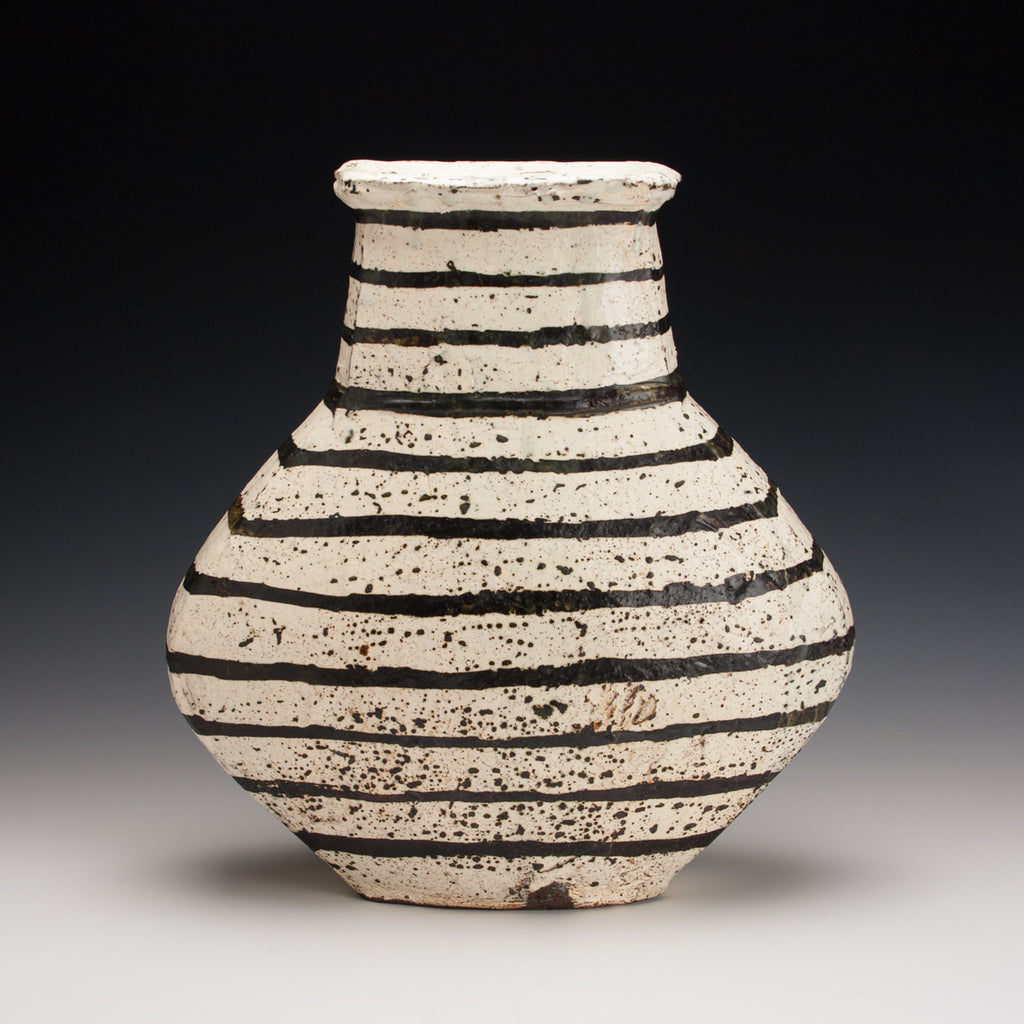 Striped Mallet Vase