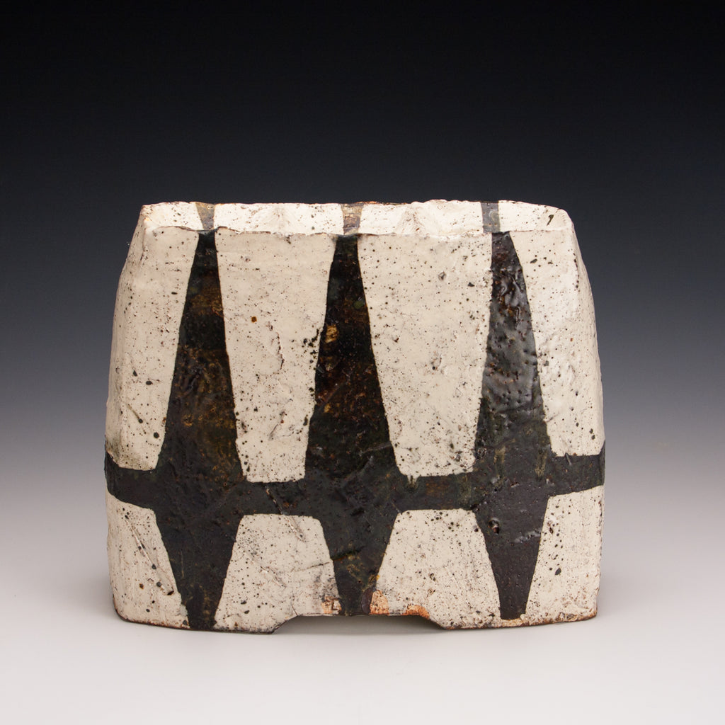 Sectioned Rectangular Vase
