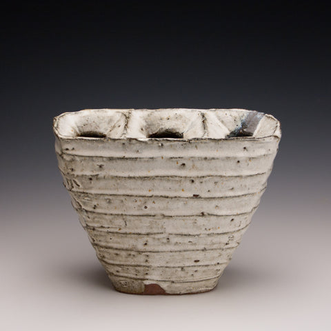 Fluted Nuka Shield Vase
