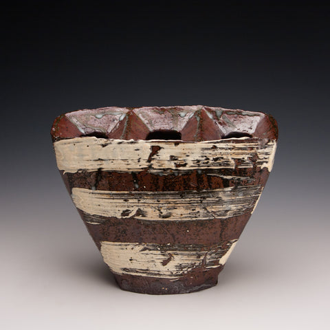 Sectioned Shield Vase