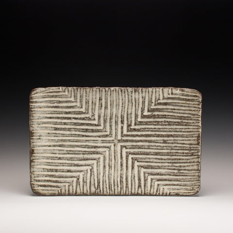 Carved Nuka Rectangular Tray