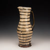 Tall Striped Pitcher