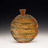 Yellow Carved Round Tray