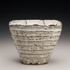 Fluted Sectioned Sheild Vase