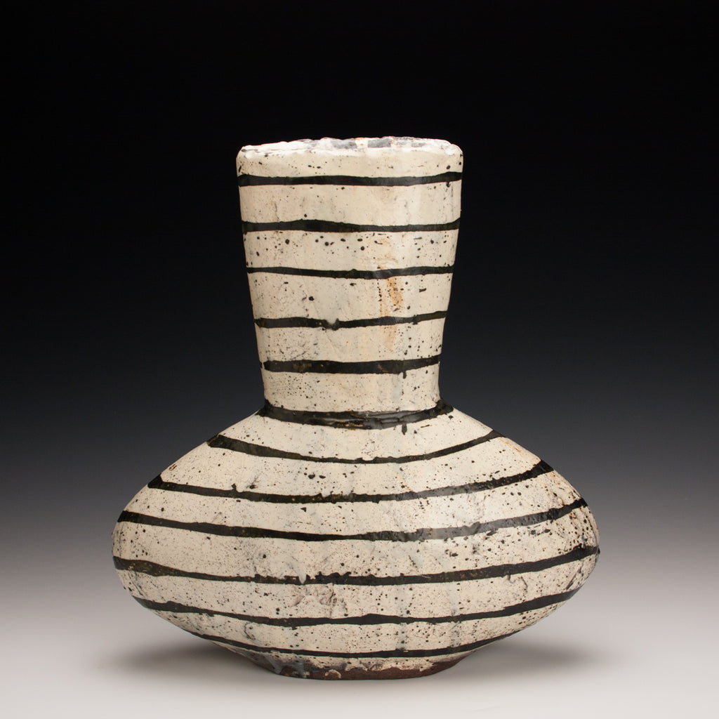 Striped Mallet Vase