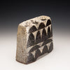 Iron and Wax Triple Sectioned Vase