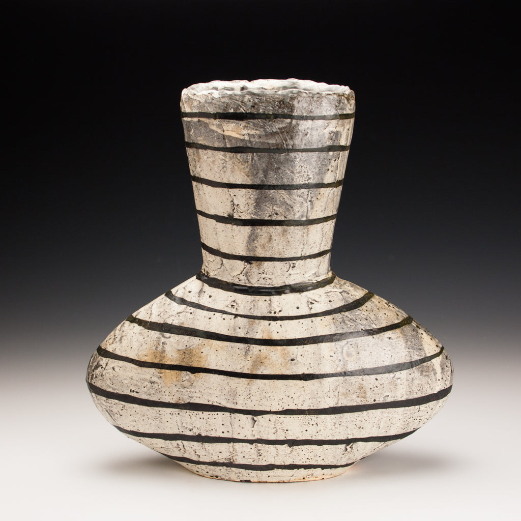 Striped Mallet Vase
