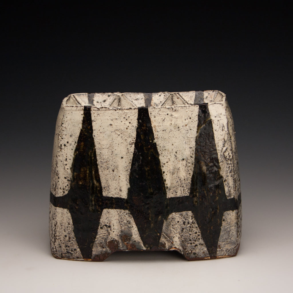 Sectioned Rectangular Vase