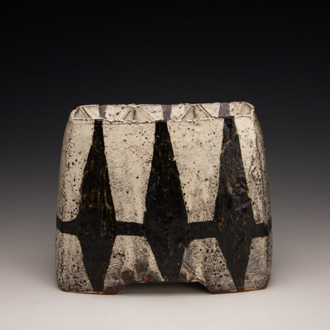 Sectioned Rectangular Vase