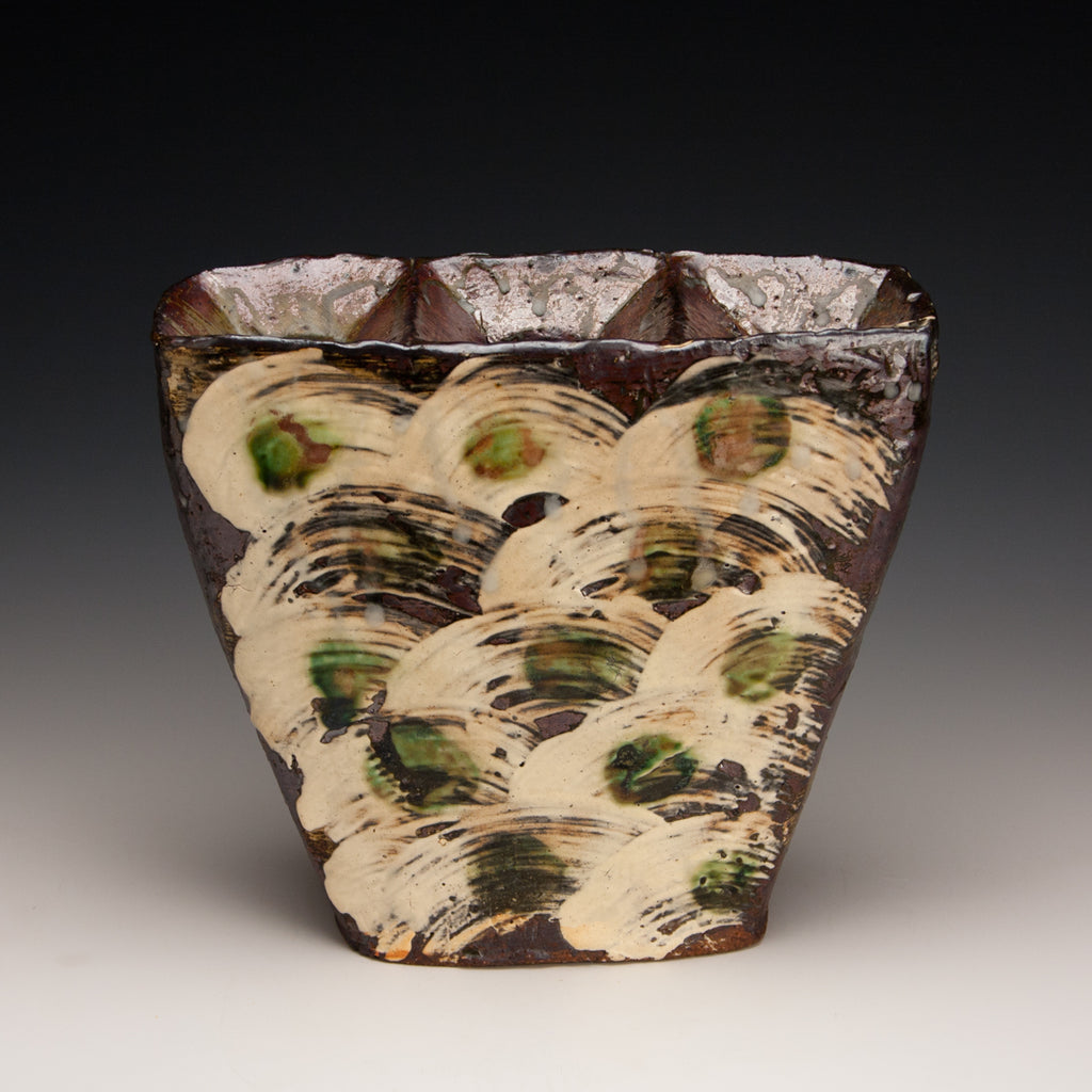 Sectioned Shield Vase