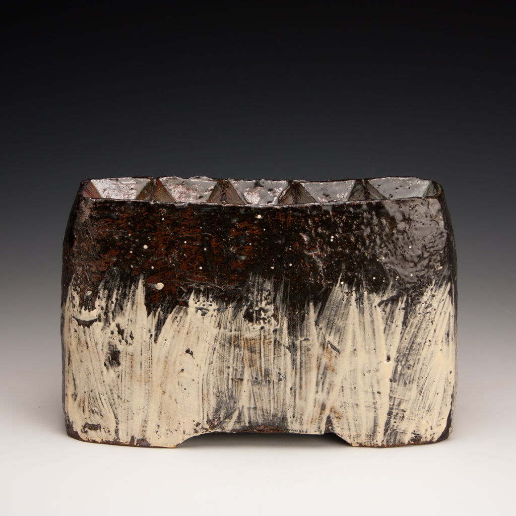 Sectioned Rectangular Vase