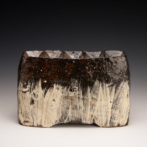 Sectioned Rectangular Vase