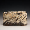 Sectioned Sgraffito Rectangular Vase